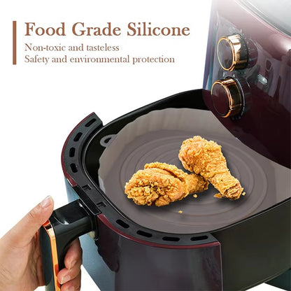 1/2/3PCS Reusable Air Fryer Silicone Pot