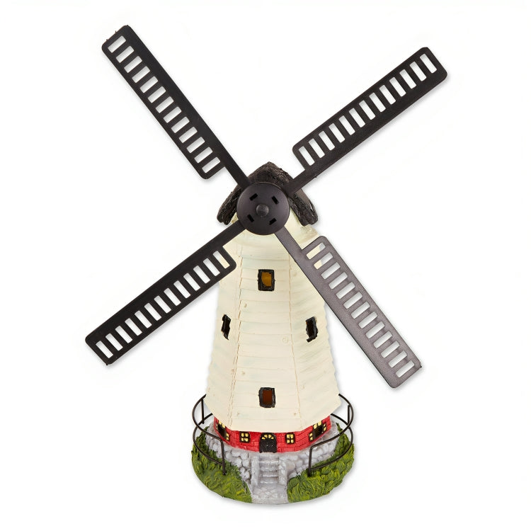 Solar Light-Up Lighthouse Windmill Garden Decor