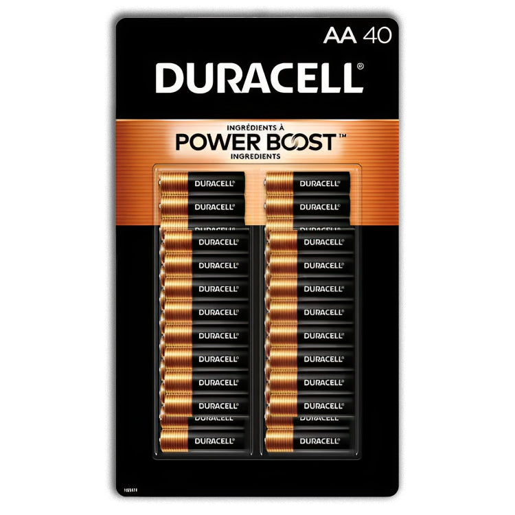 Duracell Coppertop AAA Alkaline Batteries, 40-count