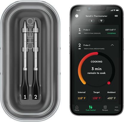 Chef iQ Smart Thermometer and Hub, 2 Probe Set