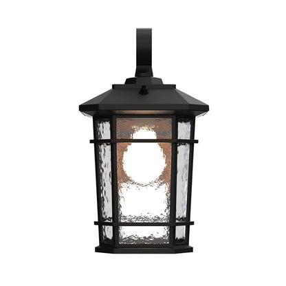 Koda Outdoor LED Wall Lantern with Power Outlet