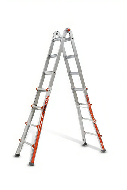 Little Giant MegaLite 17 Ladder with Tip & Glide Wheels