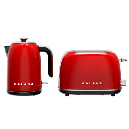 Galanz Retro 2 Slice Toaster and Electric Kettle