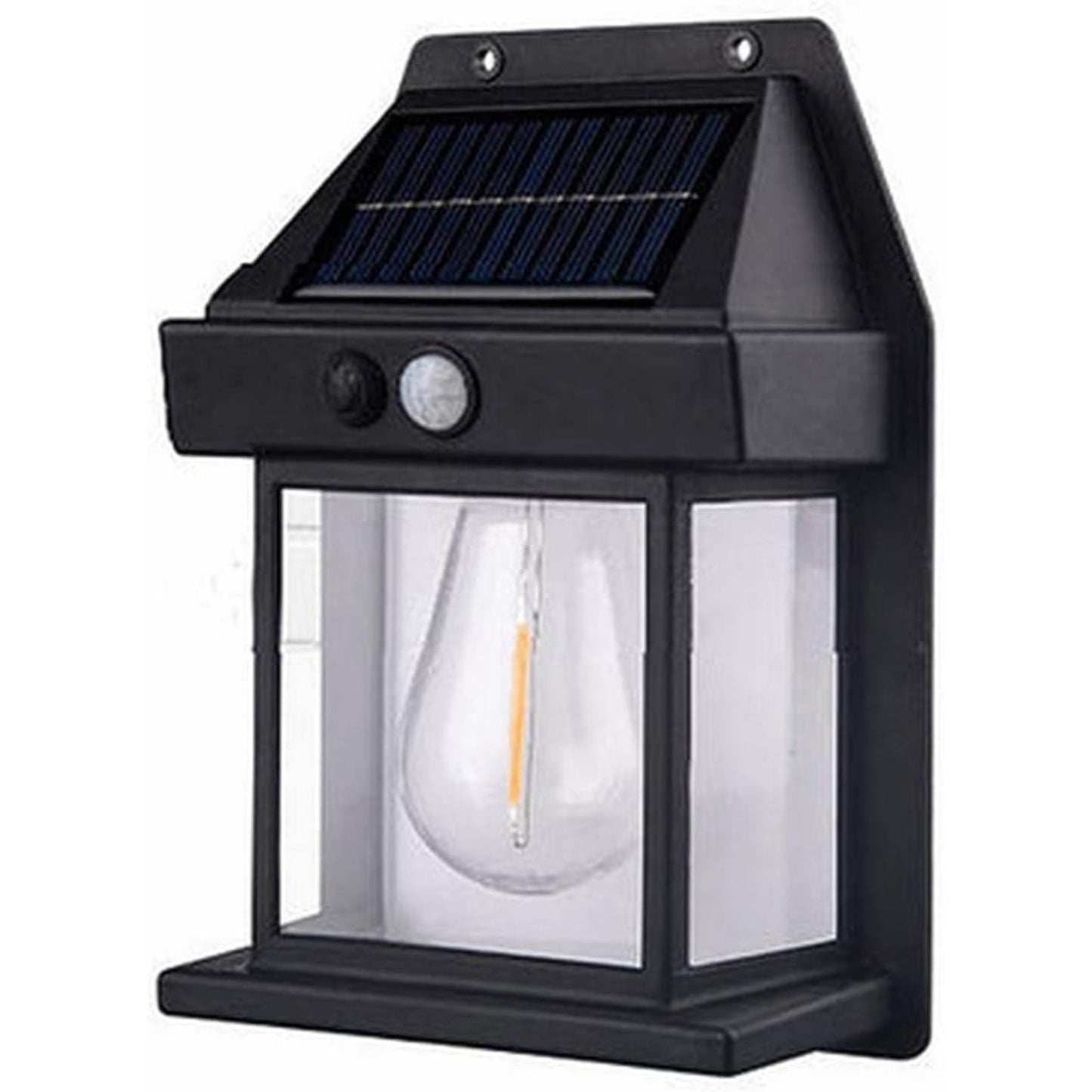 Elegant Solar Outdoor Wall Sconce Lantern with Motion Sensor