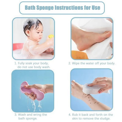 1pc Soft Sponge Body Scrubber