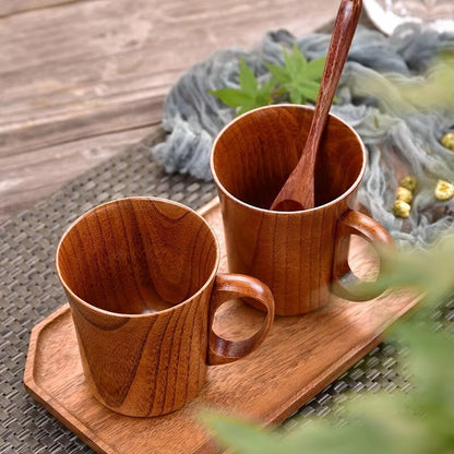 (1pc) Japanese Creative Jujube Wood Cup