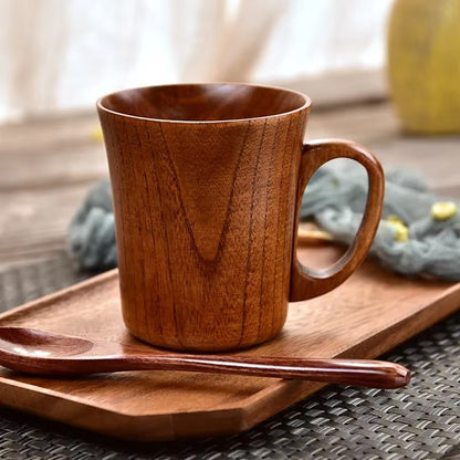 (1pc) Japanese Creative Jujube Wood Cup