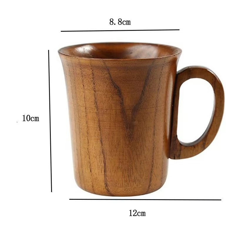 (1pc) Japanese Creative Jujube Wood Cup