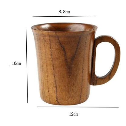 (1pc) Japanese Creative Jujube Wood Cup