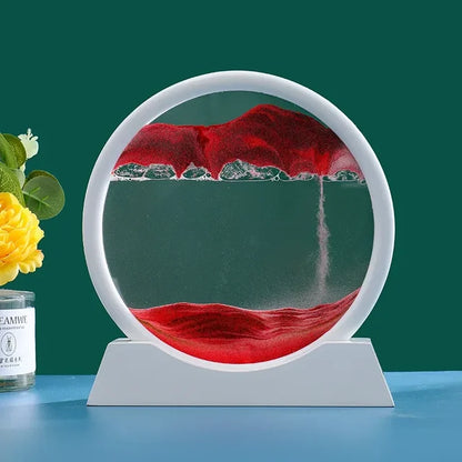 3D Moving Sand Art - Liquid Hourglass