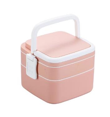 Portable Double-layer Food Storage Box