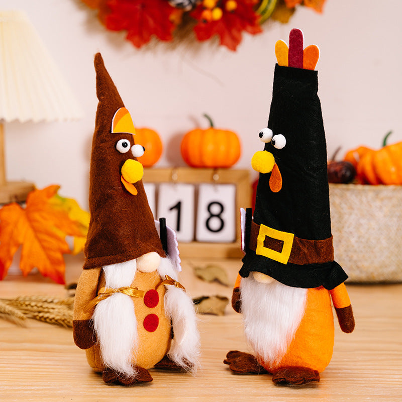 Thanksgiving Turkey Doll Ornaments