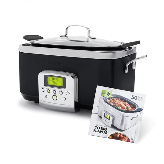 GreenPan Elite 8-in-1 Programmable 6QT Electric Slow Cooker