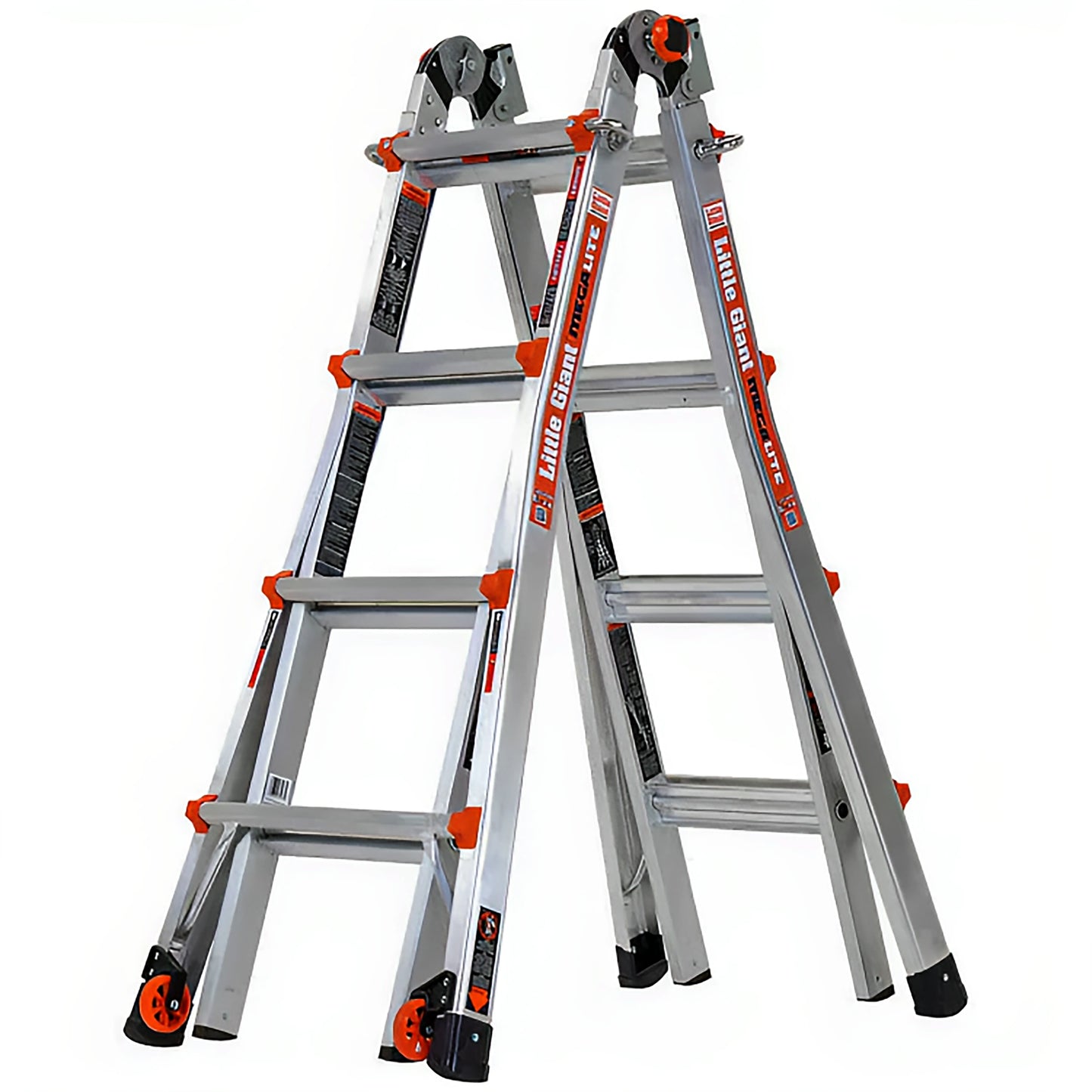 Little Giant MegaLite 17 Ladder with Tip & Glide Wheels