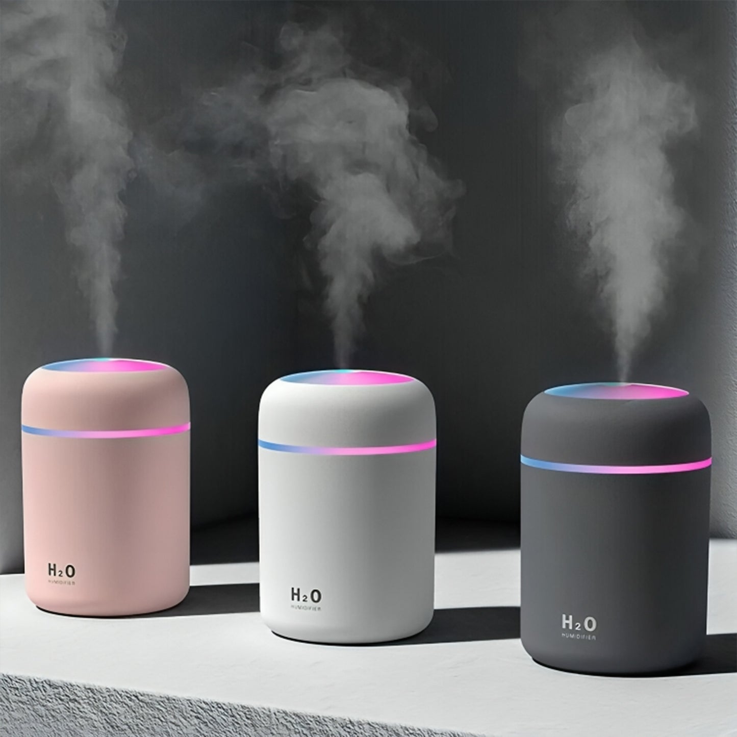 300ml H2O Air Humidifier Portable Mini USB Aroma Diffuser