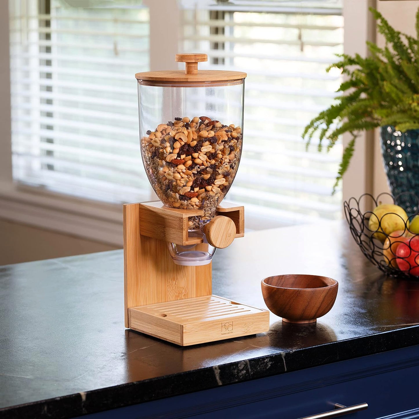 Honey-Can-Do Bamboo Cereal Dispenser