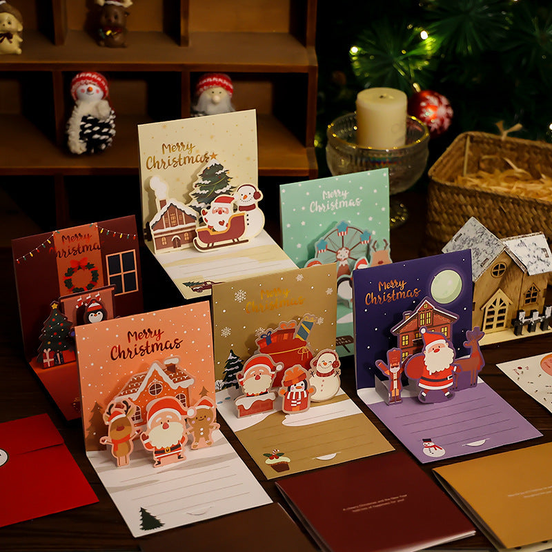 3D Christmas Greeting Cards