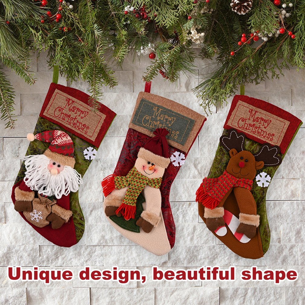 Christmas Stocking Socks Christmas Decor