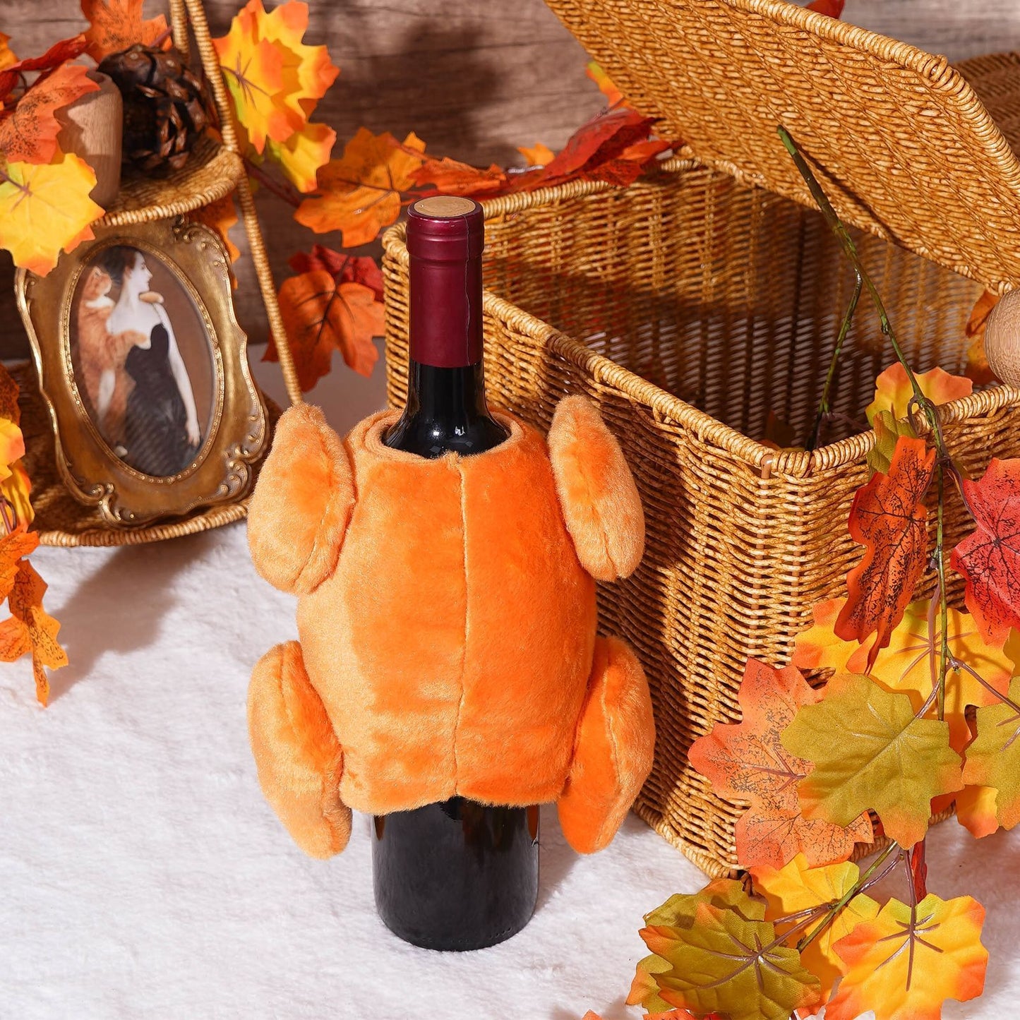 Thanksgiving Festival Turkey Shape Bottle Cover