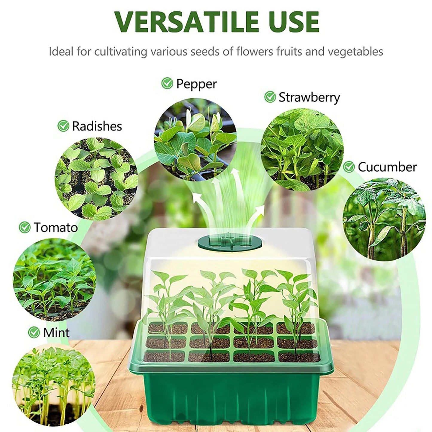 Efficient Seedling Starter Tray Kit