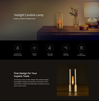 Yeelight Candela Lamp - Flameless Candle