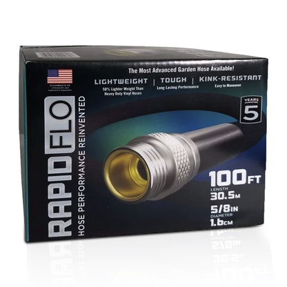 Rapid Flo 5/8 in. x 100 ft. Compact Garden Hose