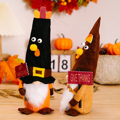 Thanksgiving Turkey Doll Ornaments