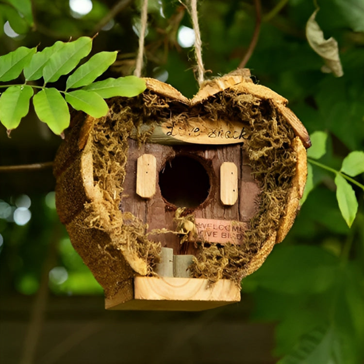 Heart-Shaped Love Shack Mini Bird House