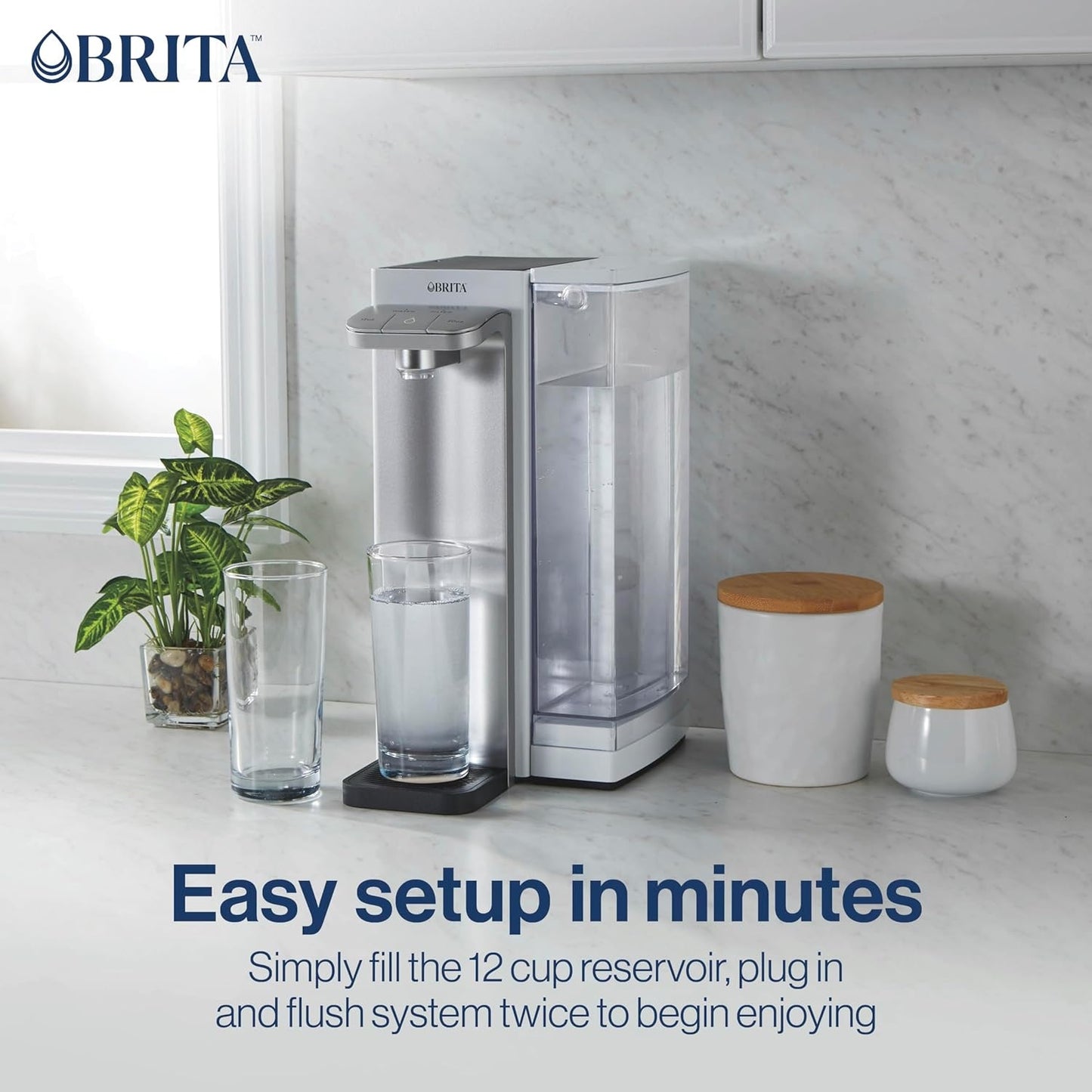 Brita Hub Instant Powerful Countertop Water Filtration Device