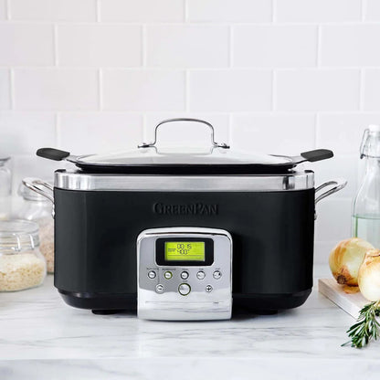 GreenPan Elite 8-in-1 Programmable 6QT Electric Slow Cooker