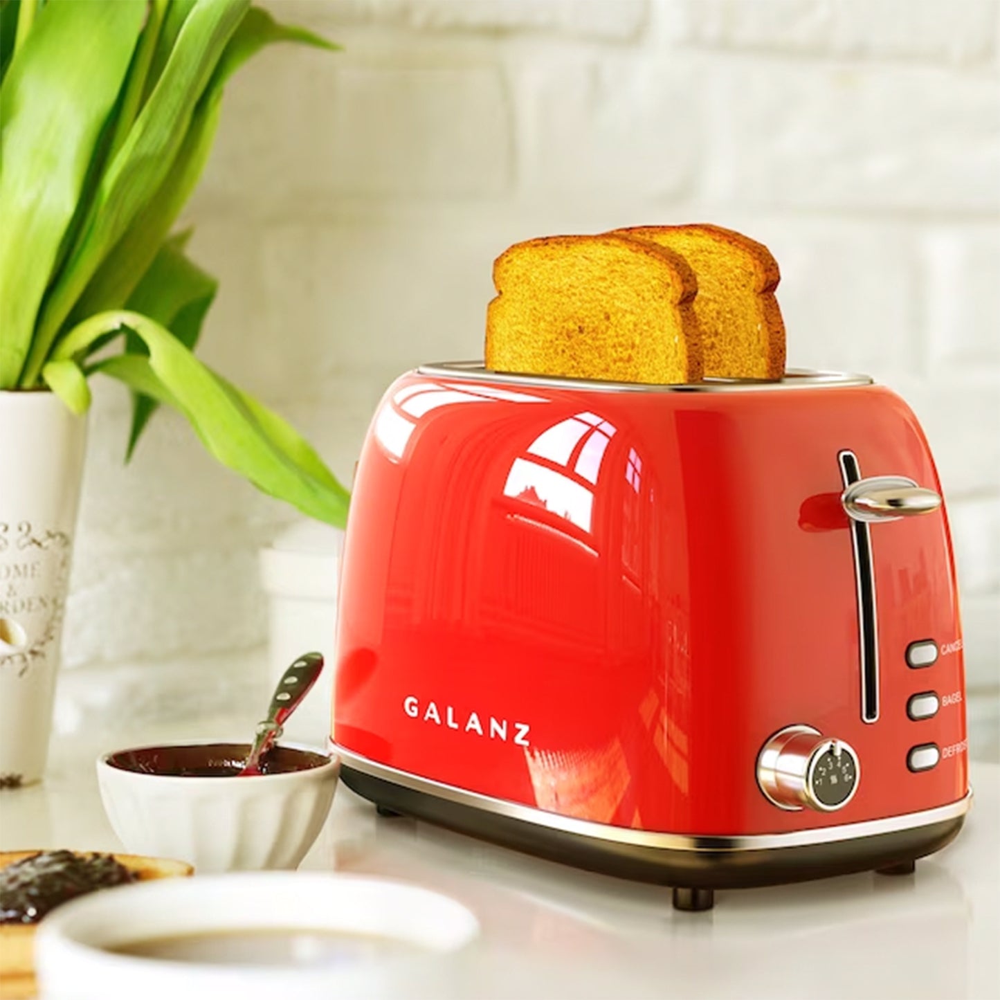 Galanz Retro 2 Slice Toaster and Electric Kettle