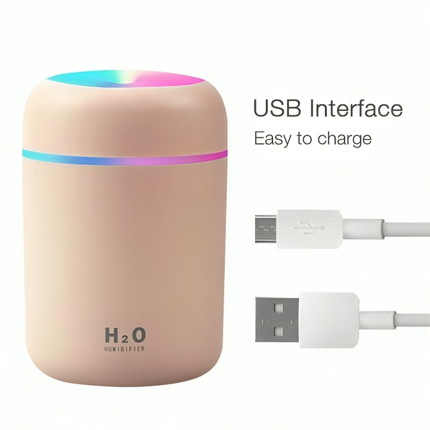 300ml H2O Air Humidifier Portable Mini USB Aroma Diffuser