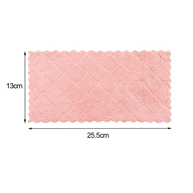 5/10PC Super Absorbent Microfiber Dish Cloths