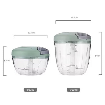 500/900ML Manual Meat Mincer & Garlic Chopper