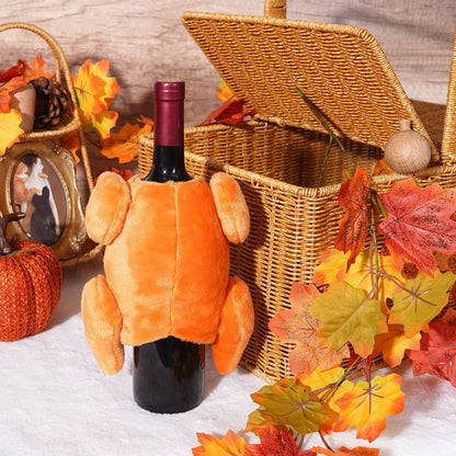 Thanksgiving Festival Turkey Shape Bottle Cover