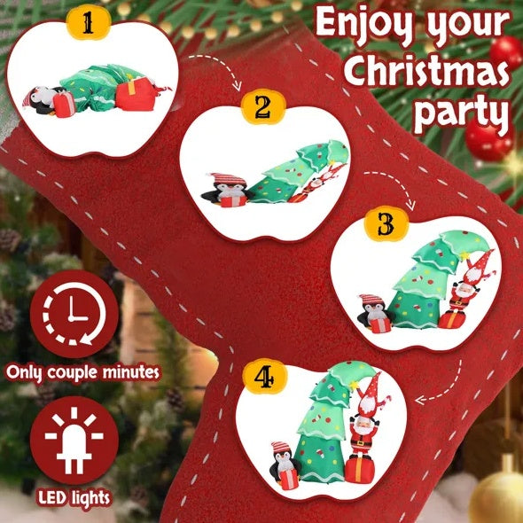 6 FT Lighted Christmas Inflatable Decoration