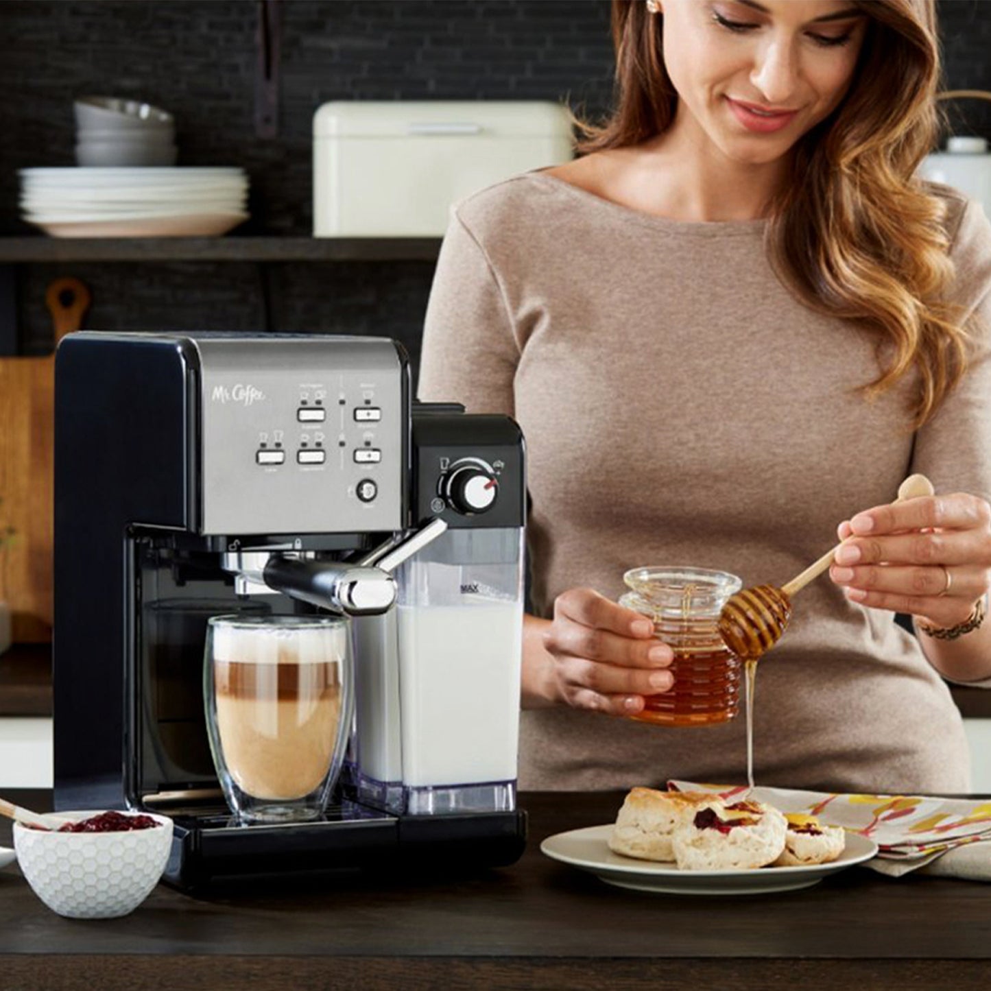 Mr. Coffee One-Touch Espresso and Cappuccino Machine