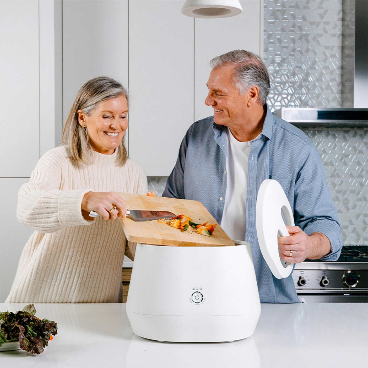 Lomi Classic Smart Waste Kitchen Composter Bundle