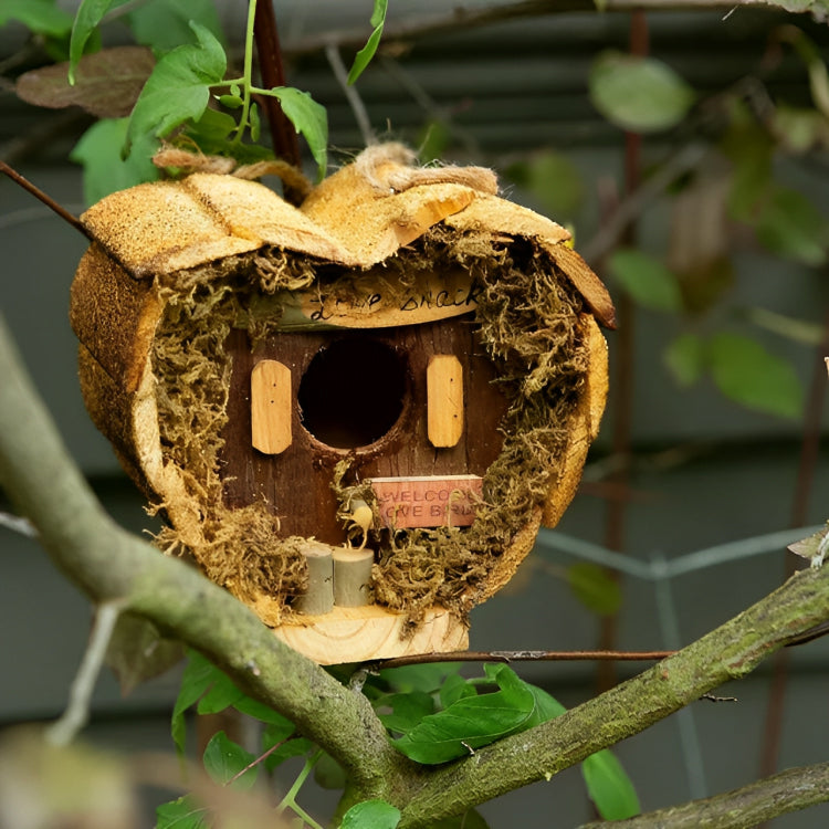 Heart-Shaped Love Shack Mini Bird House