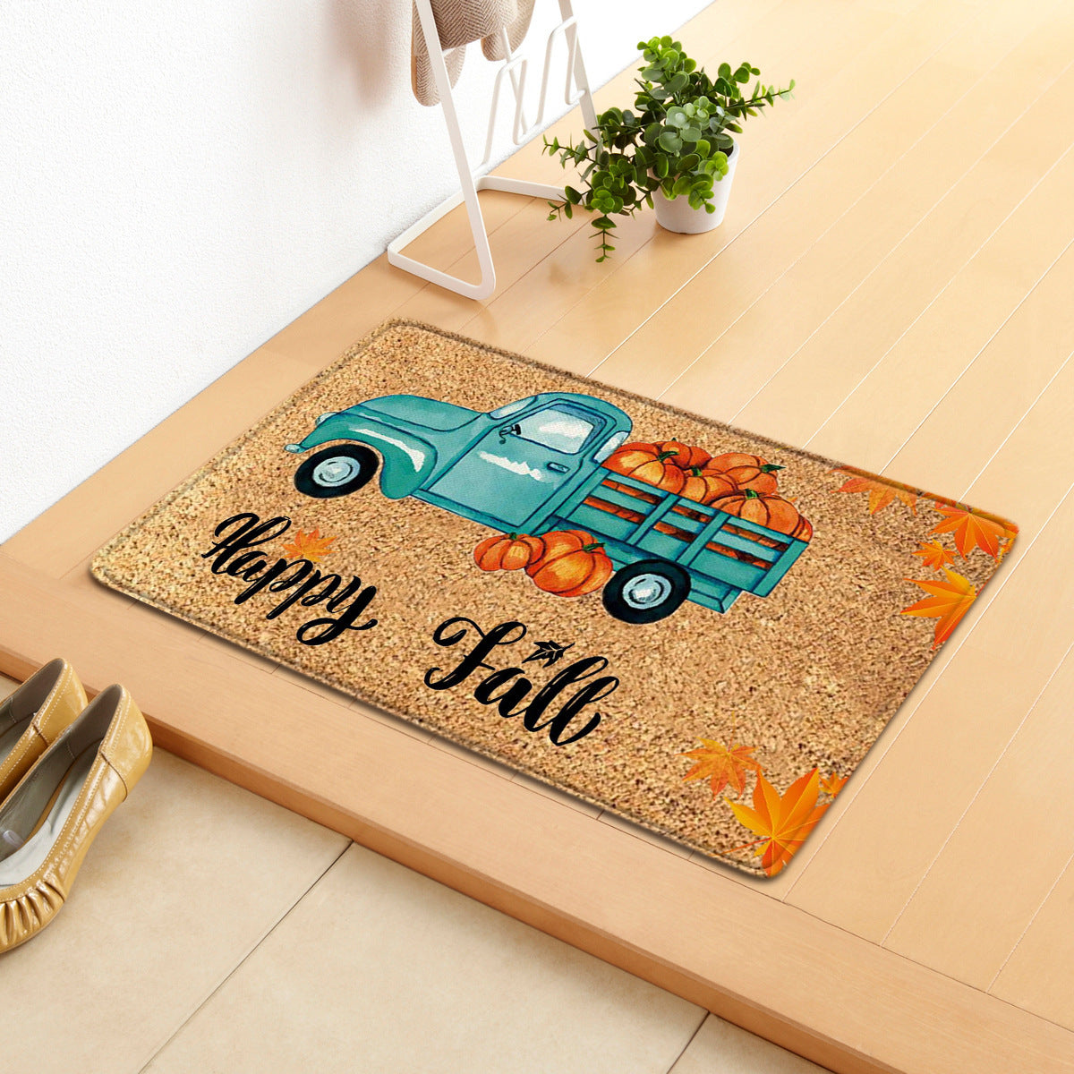 Thanksgiving Pumpkin Doormat