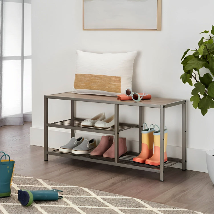 Trinity Shoe Bench with Boot Storage