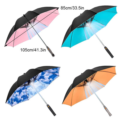 3-in-1 Umbrella with Fan, Spray and UV Protection