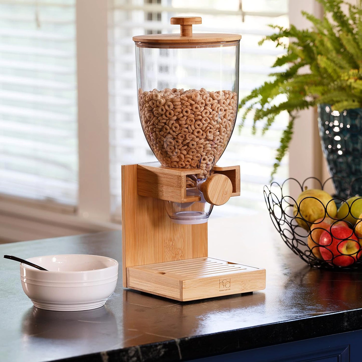 Honey-Can-Do Bamboo Cereal Dispenser