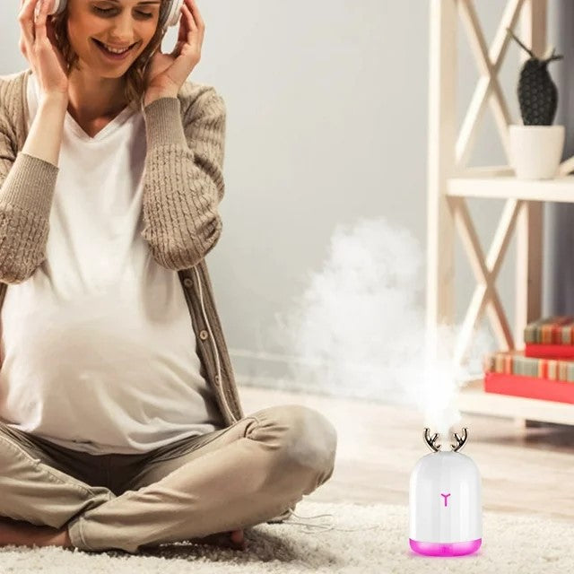 Ultrasonic Cool Mist Humidifier with 7-Color LED Lights