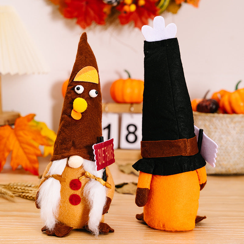 Thanksgiving Turkey Doll Ornaments