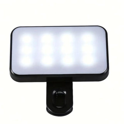 Rechargeable Portable Mini Selfie Light with Adjustable Brightness