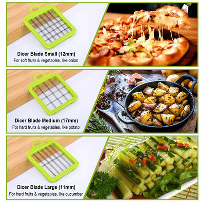 The image showcases a collection of top-notch kitchen tools designed specifically for effortlessly slicing vegetables.