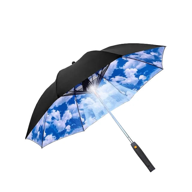 3-in-1 Umbrella with Fan, Spray and UV Protection