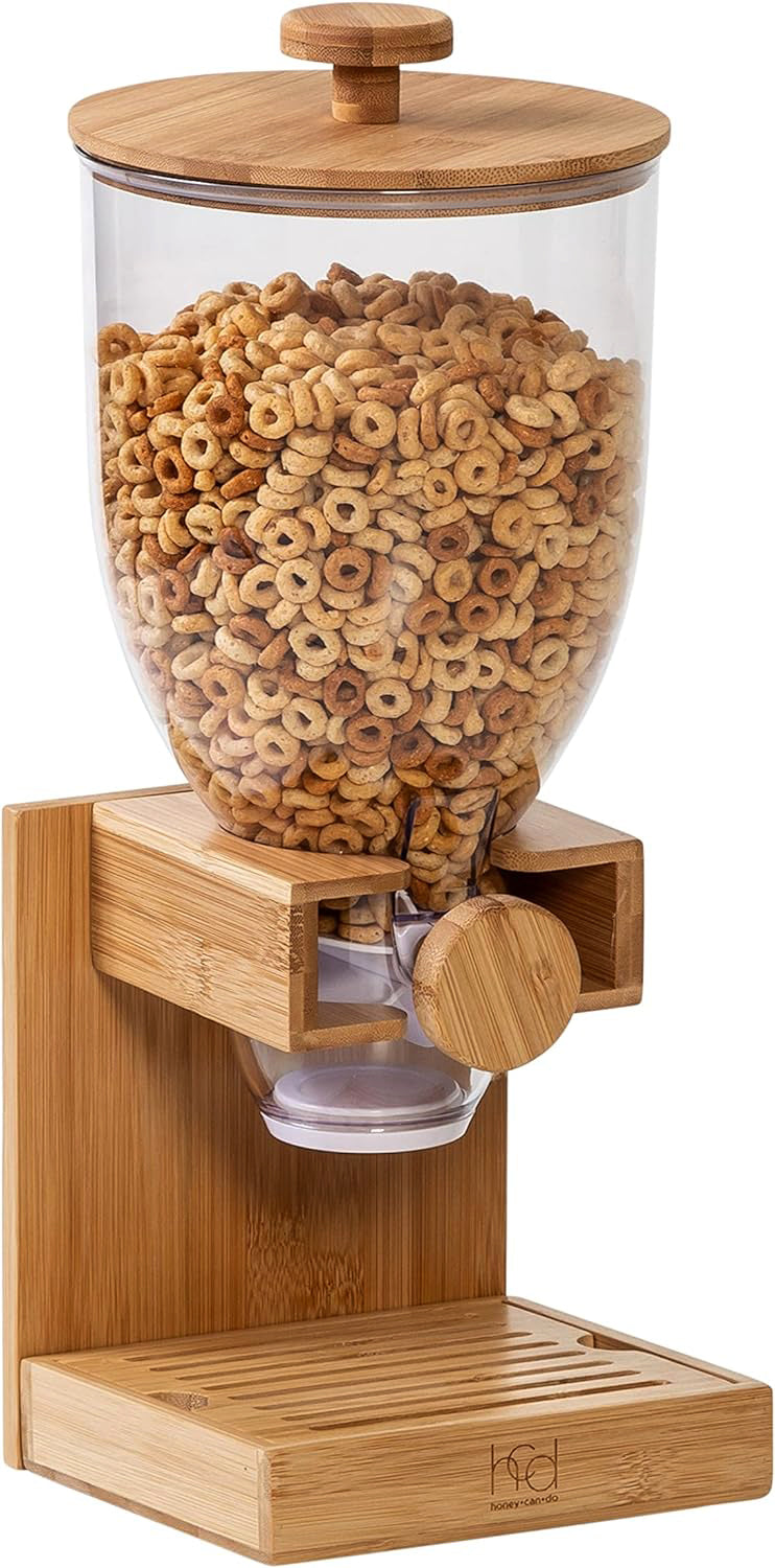 Honey-Can-Do Bamboo Cereal Dispenser