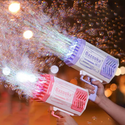 Bubble Gun Rocket 69 Holes With Light